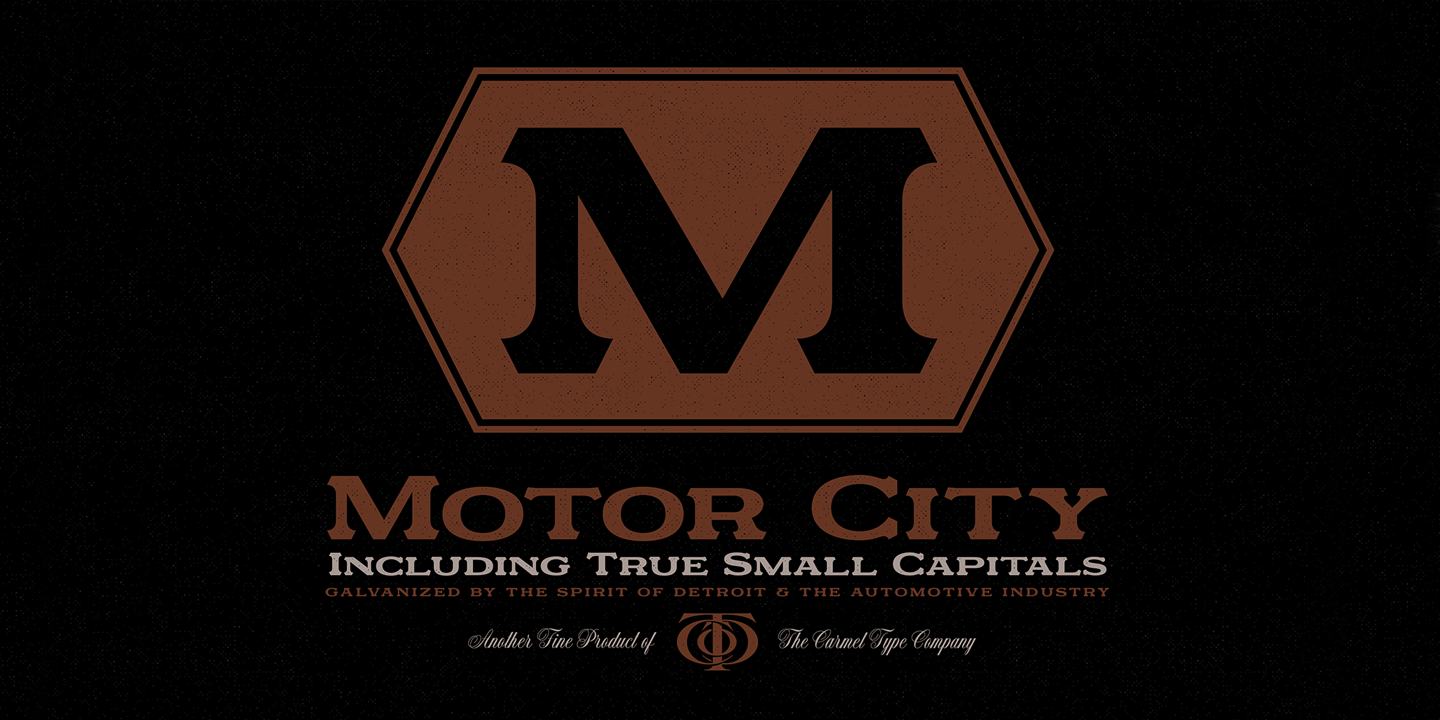 Motor City Regular Font preview